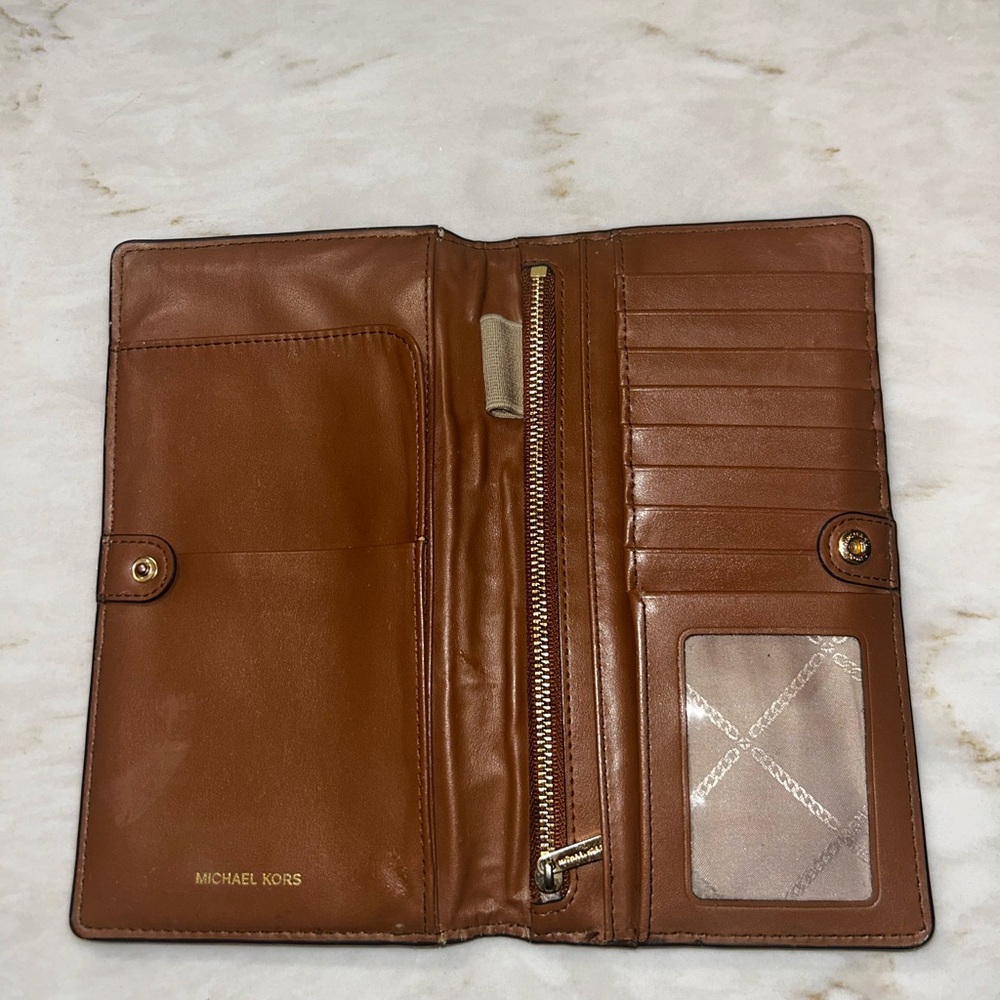 Michael Kors Brown Leather Wallet